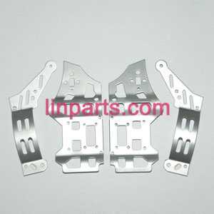 LinParts.com - LISHITOYS L6016 Helicopter Spare Parts: metal frame(silver)