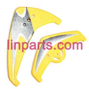 LinParts.com - LISHITOYS RC Helicopter L6021 Spare Parts: Tail decorative set(Yellow)
