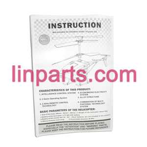 LinParts.com - LISHITOYS RC Helicopter L6026 Spare Parts: English manual book