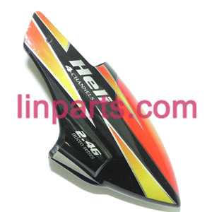 LinParts.com - LISHITOYS RC Helicopter L6030 Spare Parts: Head cover/Canopy(Orange)