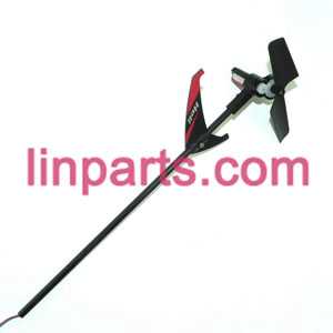 LinParts.com - LISHITOYS RC Helicopter L6030 Spare Parts: Whole Tail Unit Module(Orange)