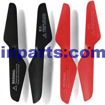 LISHITOYS L6052 L6052W RC Quadcopter Spare Parts: Main blades propellers (Red)