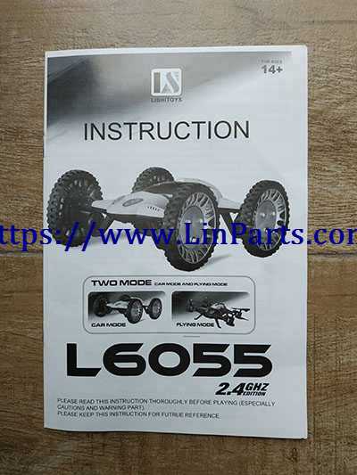 LinParts.com - LISHITOYS L6055 L6055W RC Quadcopter Spare Parts: English manual [Dropdown]