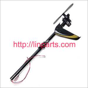 LinParts.com - Egofly LT711 Spare Parts: Whole Tail Unit Module(black)