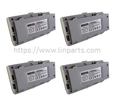 LinParts.com - LYZRC L900 Pro RC Drone Spare Parts: 7.4V 2200mAh Battery - White 4pcs - Click Image to Close