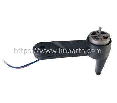 LinParts.com - LYZRC L900 Pro RC Drone Spare Parts: Front right B-axis arm (short wire) black - Click Image to Close