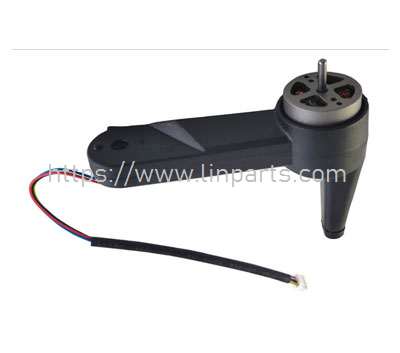 LinParts.com - LYZRC L900 Pro RC Drone Spare Parts: Rear left B-axis arm (long wire) black - Click Image to Close