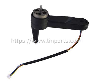 LinParts.com - LYZRC L900 Pro RC Drone Spare Parts: Rear right A-axis arm (long wire) black