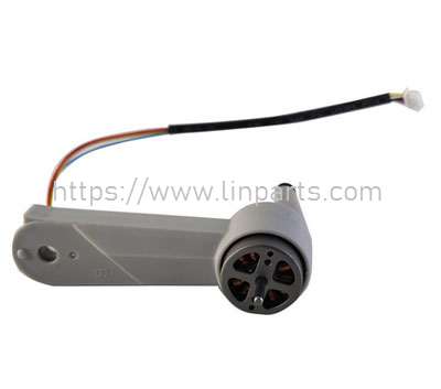 LinParts.com - LYZRC L900 Pro RC Drone Spare Parts: Rear left B-axis arm (long line) white