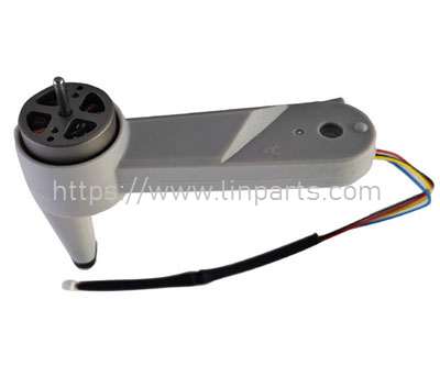 LinParts.com - LYZRC L900 Pro RC Drone Spare Parts: Rear right A-axis arm (long wire) white