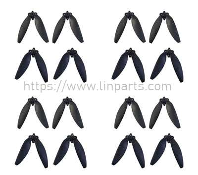 LinParts.com - LYZRC L900 Pro RC Drone Spare Parts: Propeller + propeller clamp 4set - Click Image to Close