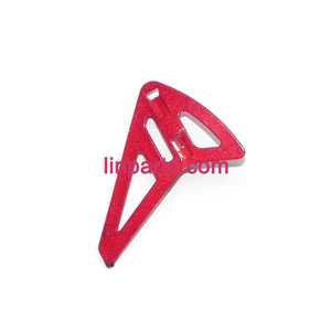 LinParts.com - MINGJI 501A 501B 501C Helicopter Spare Parts: Tail decorative set (Red)