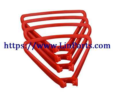 LinParts.com - Xiaomi MiTu RC Quadcopter Spare Parts: Protection frame(Red) - Click Image to Close