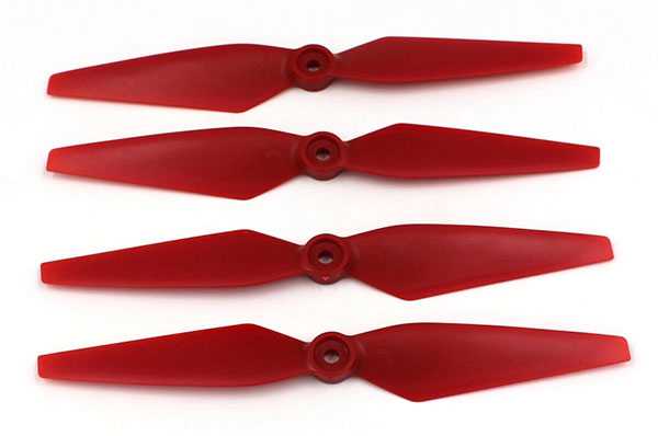 MJX Bugs 8 Brushless Drone Spare Parts: Blades set [Red]