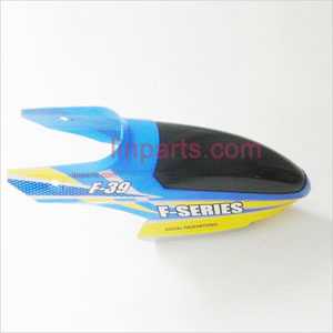 MJX F39 Spare Parts: Head cover\Canopy(blud)