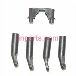 LinParts.com - MJX F39 Spare Parts: Fixed set of the support bar and the decorative set - Click Image to Close