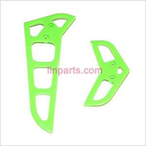 LinParts.com - MJX F45 Spare Parts: Tail decorative set(Green) - Click Image to Close