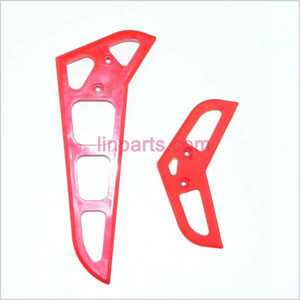 LinParts.com - MJX F45 Spare Parts: Tail decorative set(red)