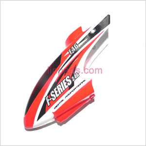 MJX F46 Spare Parts: Head coverCanopy(red)