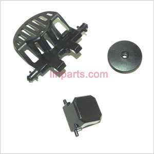 LinParts.com - MJX F46 Spare Parts: Fixed cover set and black hat - Click Image to Close