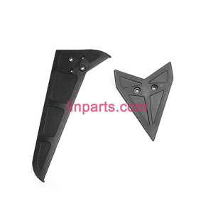 LinParts.com - MJX F49 F649 helicopter Spare Parts: Tail decorative set