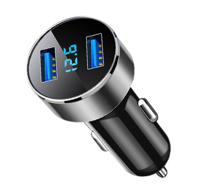 Car charger (can display voltage) - Click Image to Close