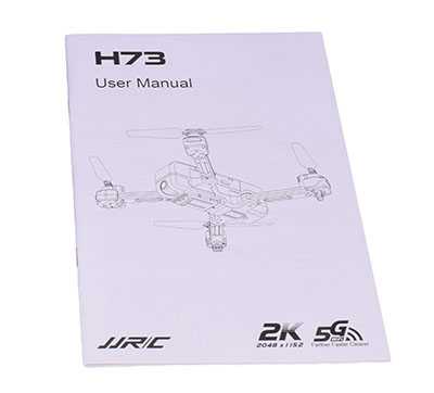 JJRC H73 RC Drone Spare Parts: English manual