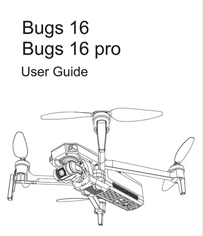 MJX Bugs 16 Bugs 16 PRO RC Drone Spare Parts: English manual [Dropdown]