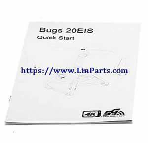 LinParts.com - MJX Bugs 20 Eis MJX B20 RC Drone Spare Parts: English manual - Click Image to Close