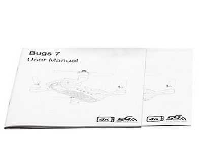 MJX Bugs 7 B7 RC Drone Spare parts: English manual [Dropdown]