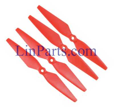 MJX Bugs 2 WIFI Brushless Drone Spare Parts: Blades set [Red]