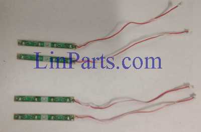 LinParts.com - MJX Bugs 3 RC Quadcopter Spare Parts: Front and rear legs light bar