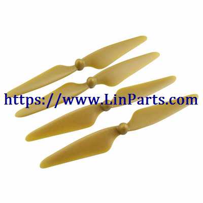 LinParts.com - MJX BUGS 3 H Brushless Drone Spare Parts: Blades set[Yellow] - Click Image to Close