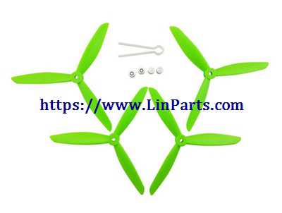 LinParts.com - MJX BUGS 3 H Brushless Drone Spare Parts: Upgrade Blades set[Green]