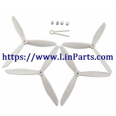 LinParts.com - MJX BUGS 3 H Brushless Drone Spare Parts: Upgrade Blades set[White]
