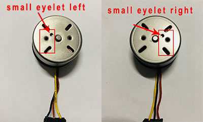 JJRC X5P Brushless Drone Spare Parts: Motor[small eyelet left] + Motor[small eyelet right]