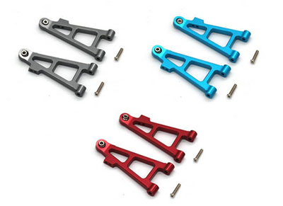 LinParts.com - MJX Hyper Go H16E H16H H16P RC Truck Spare Parts: 16220 Aluminum alloy metal Front lower arm(2PCS)