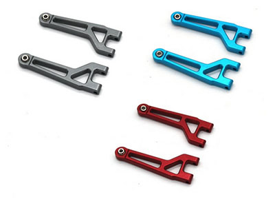 LinParts.com - MJX Hyper Go H16E H16H H16P RC Truck Spare Parts: 16210 Aluminum alloy metal Front upper swing arm(2PCS)