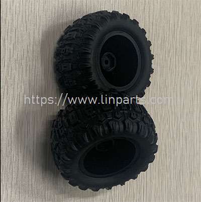 LinParts.com - MJX Hyper Go H16E H16H H16P RC Truck Spare Parts: 16300 Wheel assembly(2PCS) - Click Image to Close