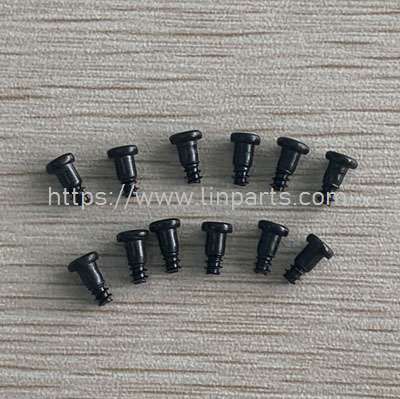 LinParts.com - MJX Hyper Go H16E H16H H16P RC Truck Spare Parts: M26364 Step flat end screw(12PCS)