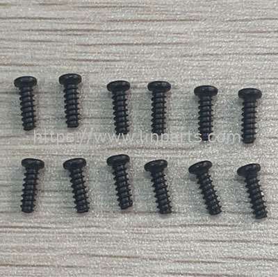 LinParts.com - MJX Hyper Go H16E H16H H16P RC Truck Spare Parts: M2684 Round Head Flat Socket Screw (12PCS) - Click Image to Close