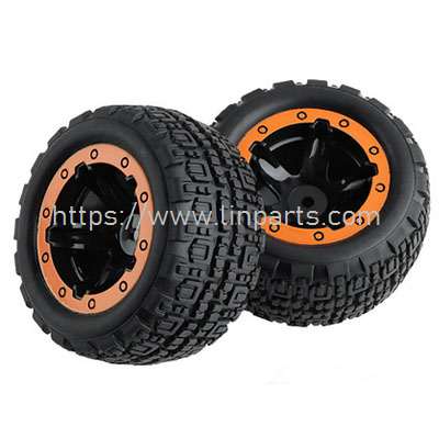 LinParts.com - MJX Hyper Go H16E H16H H16P RC Truck Spare Parts: Fine-tread tires