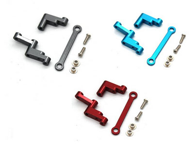 LinParts.com - MJX Hyper Go H16E H16H H16P RC Truck Spare Parts: 16430 Aluminum alloy metal Steering transmission components