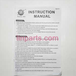 MJX T38 Spare Parts: Manual book