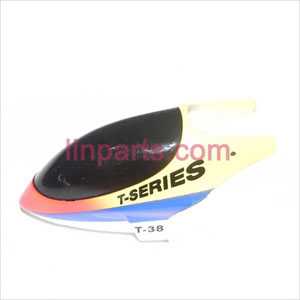 MJX T38 Spare Parts: Head cover\Canopy(red)