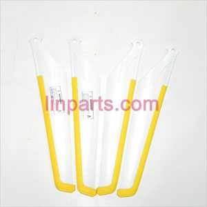 MJX T40 Spare Parts: Main blades(yellow)