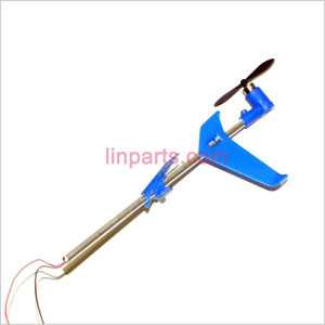 LinParts.com - MJX T54 Spare Parts: Whole Tail Unit Module(blue)