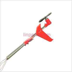 LinParts.com - MJX T54 Spare Parts: Whole Tail Unit Module(red)