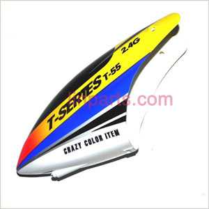 MJX T55 Spare Parts: Head coverCanopy(yellow)