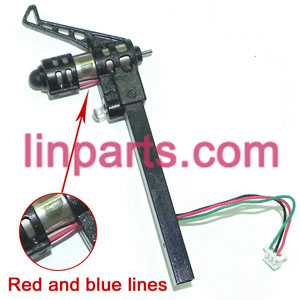MJX RC QuadCopter Helicopter X100 Spare Parts:side bar set(Red-Blue wire)